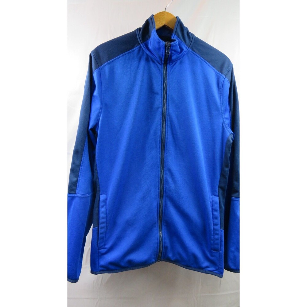 Y2K Starter Athletic Windbreaker Track Jacket Blue Full Zip Men's Size Medium